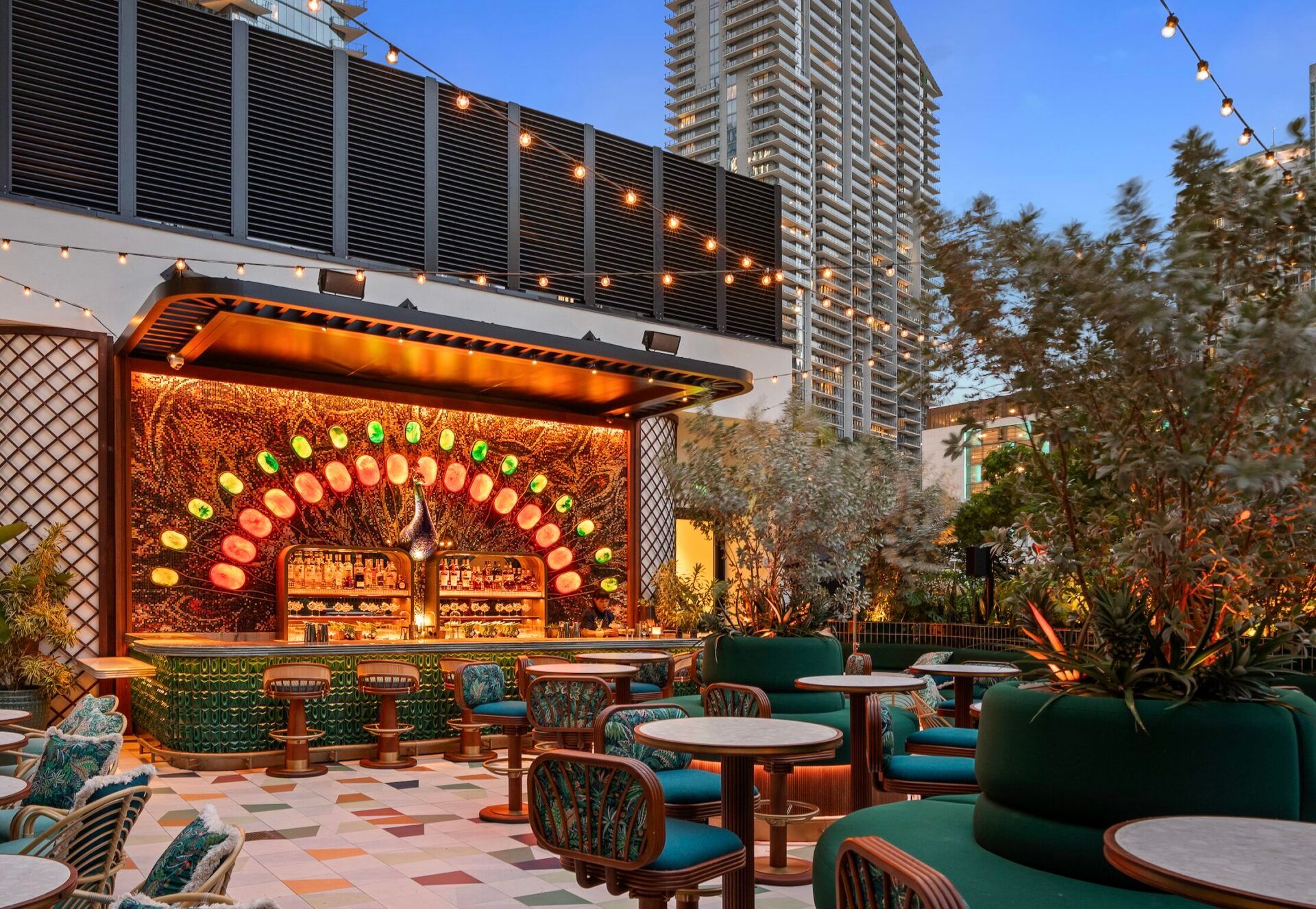 Rooftop at Amazonico, Miami