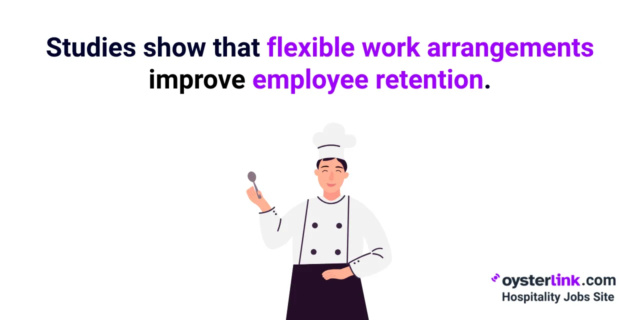 Flexible work boosts retention