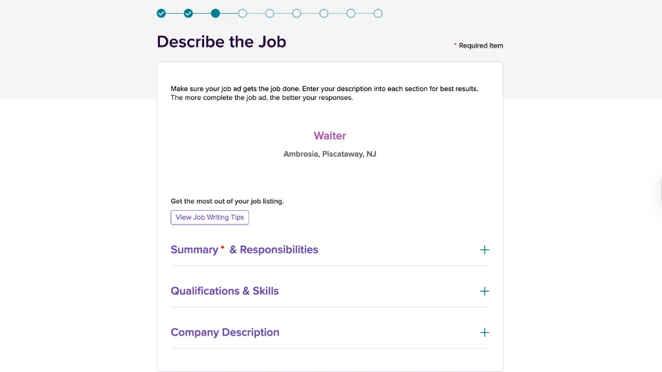 monster-describe-the-job-page