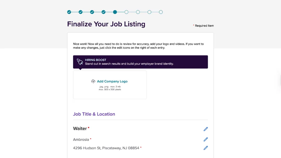 monster-finalize-your-job-listing-page