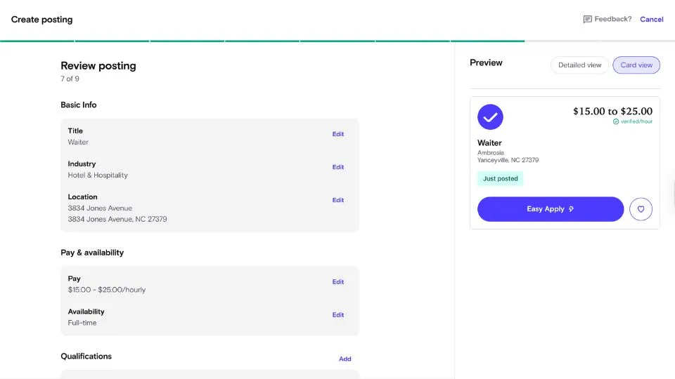 snagajob-review-posting-page