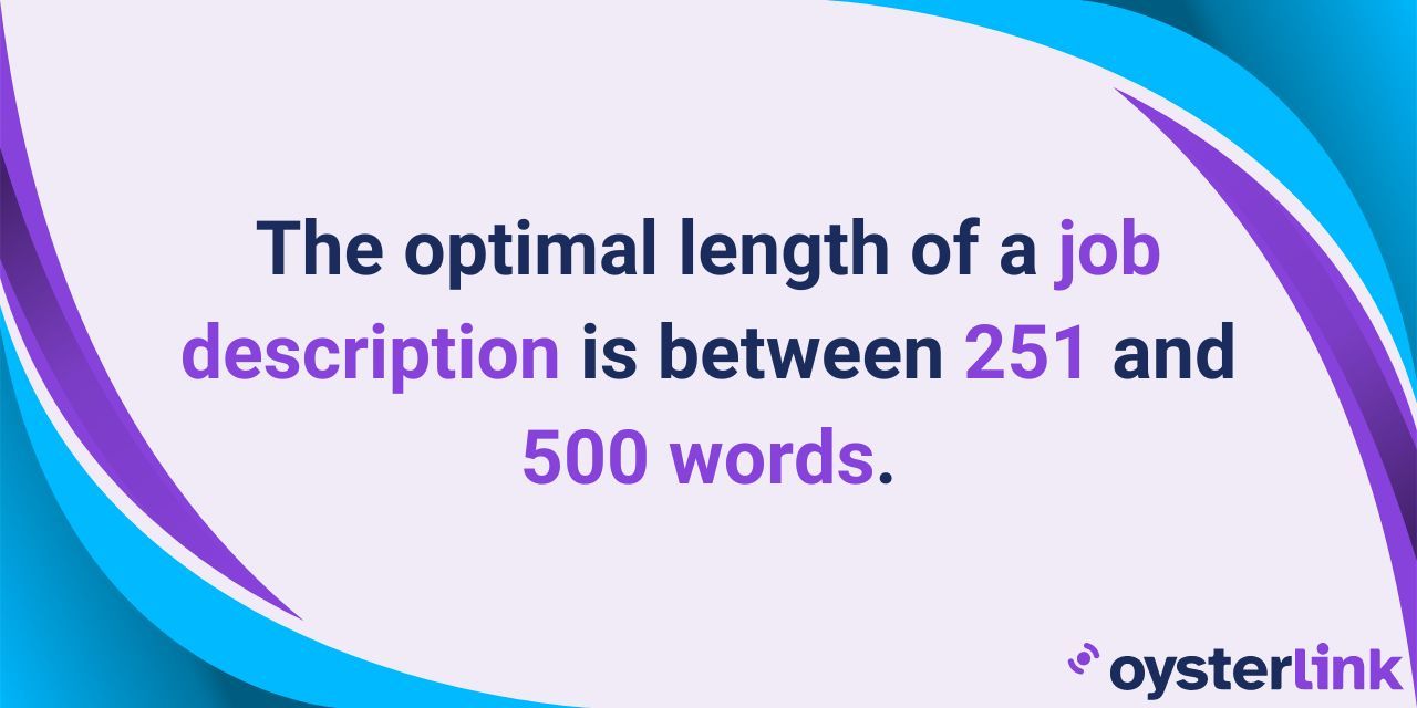 Optimal length for a Receptionist job description