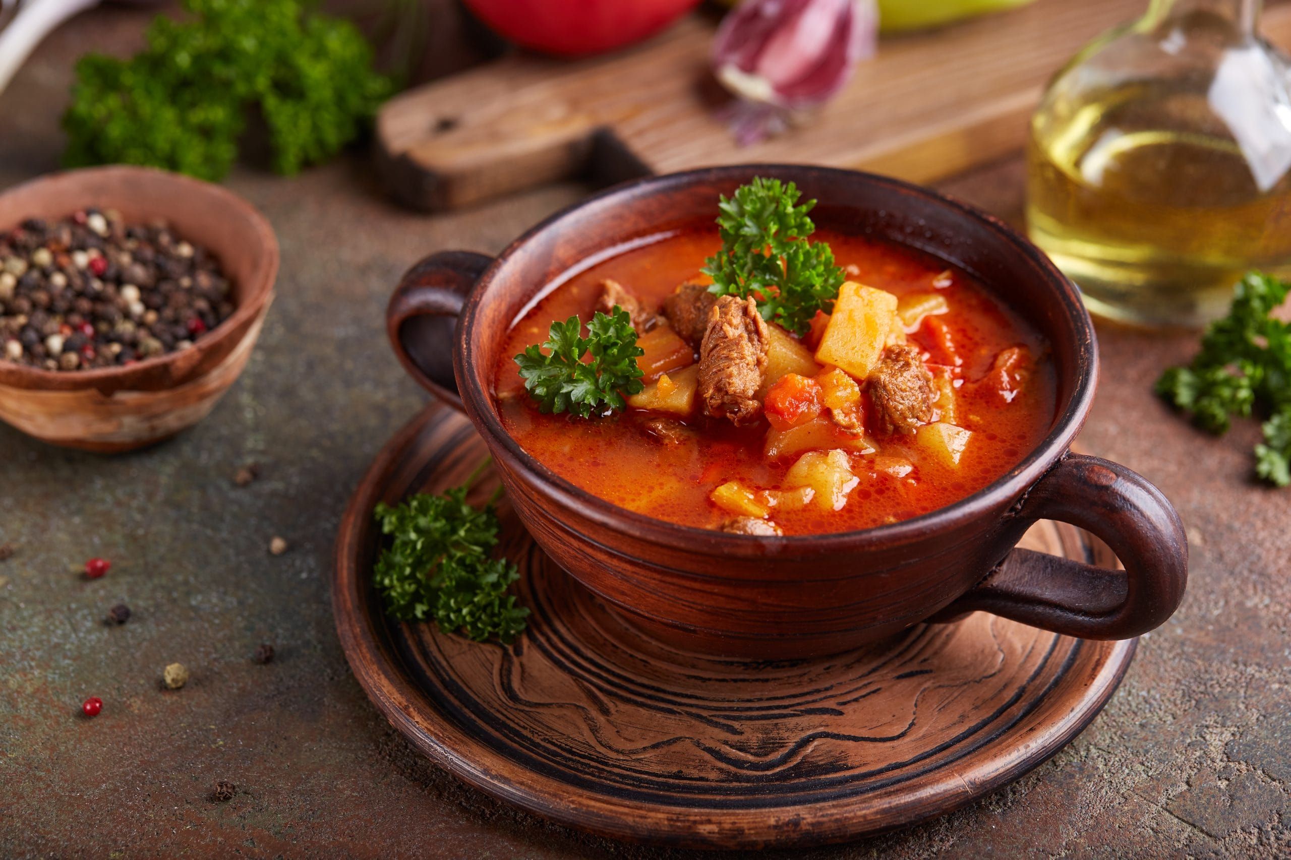 meat and potato stew