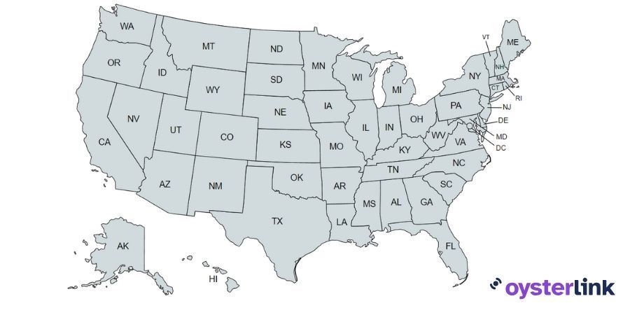 U.S. map