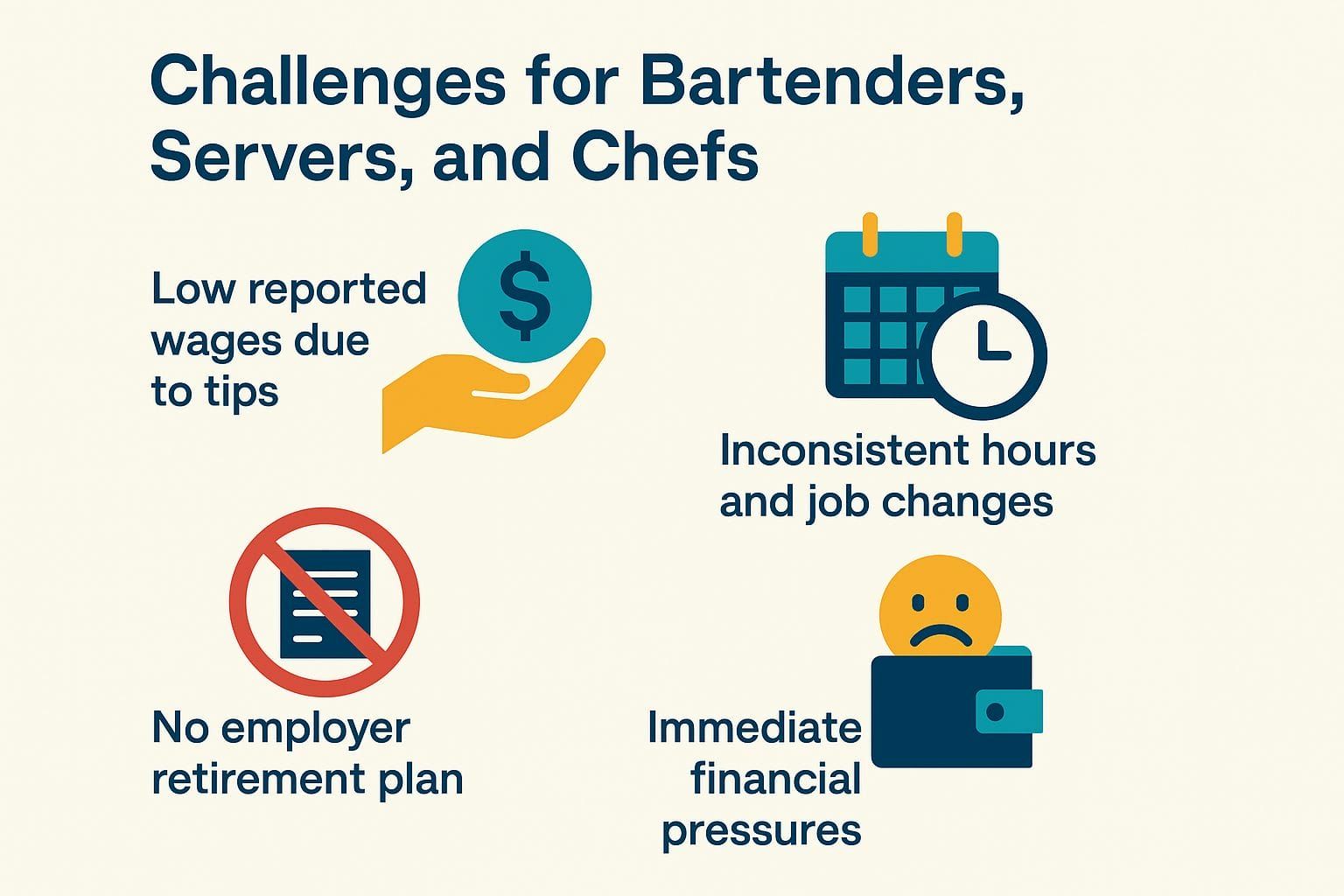 social security challenges for service workers