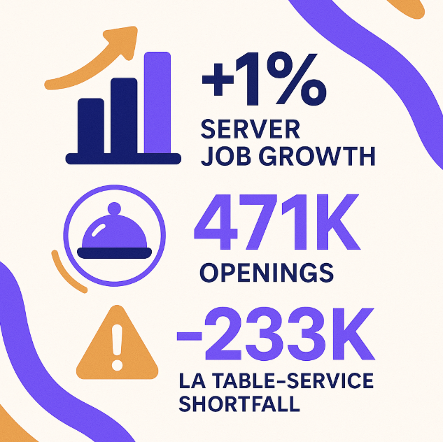 employment snapshot infograph