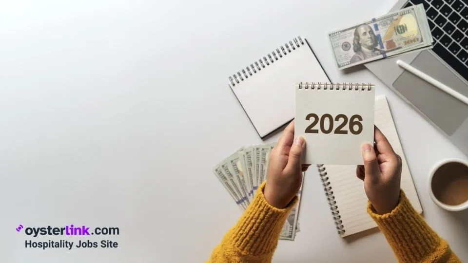 hands holding a 2026 calendar