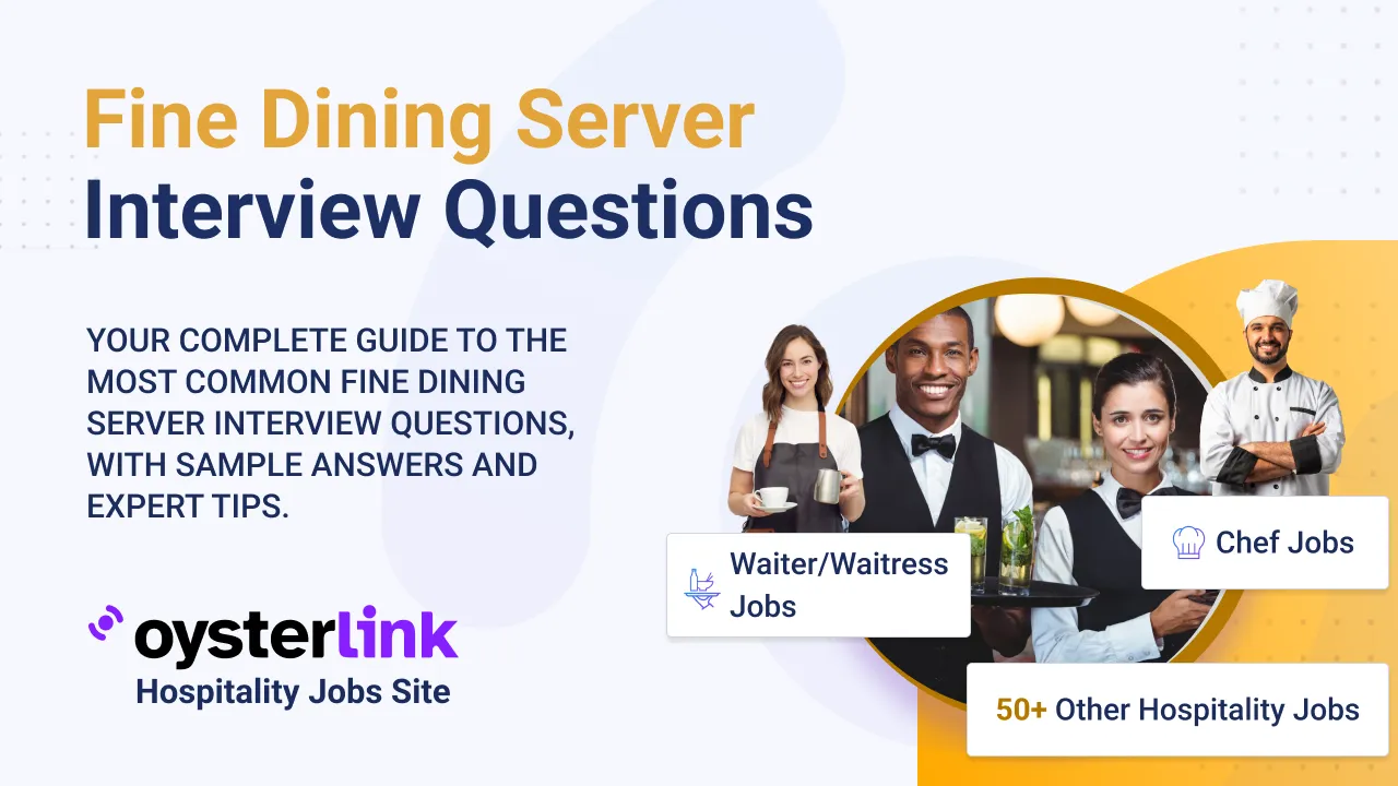 fine dining server interview questions