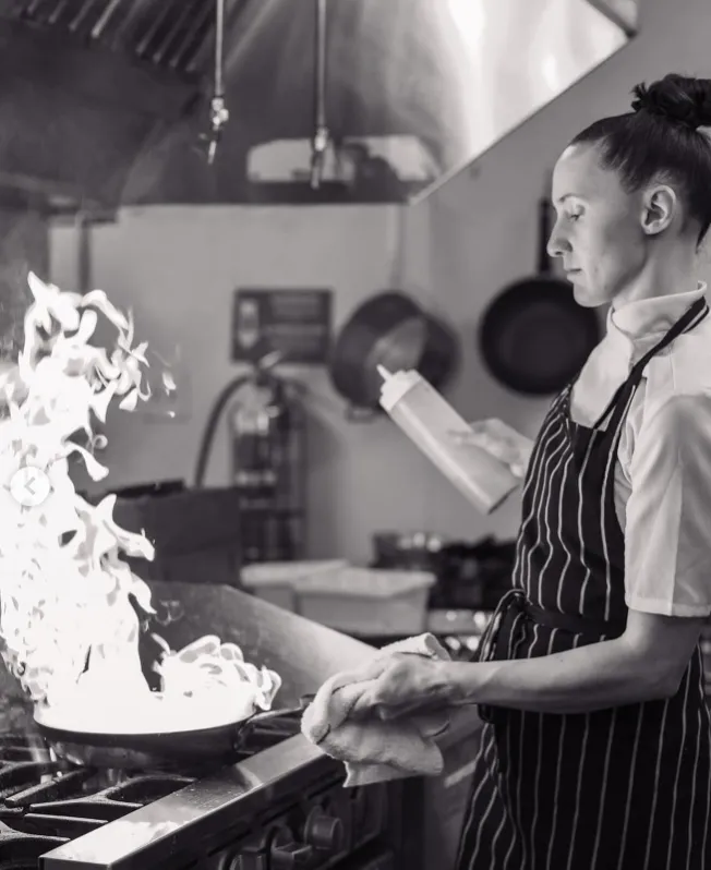 Hanalei Souza, Sous Chef & Creator of 'Lady Line Cook'