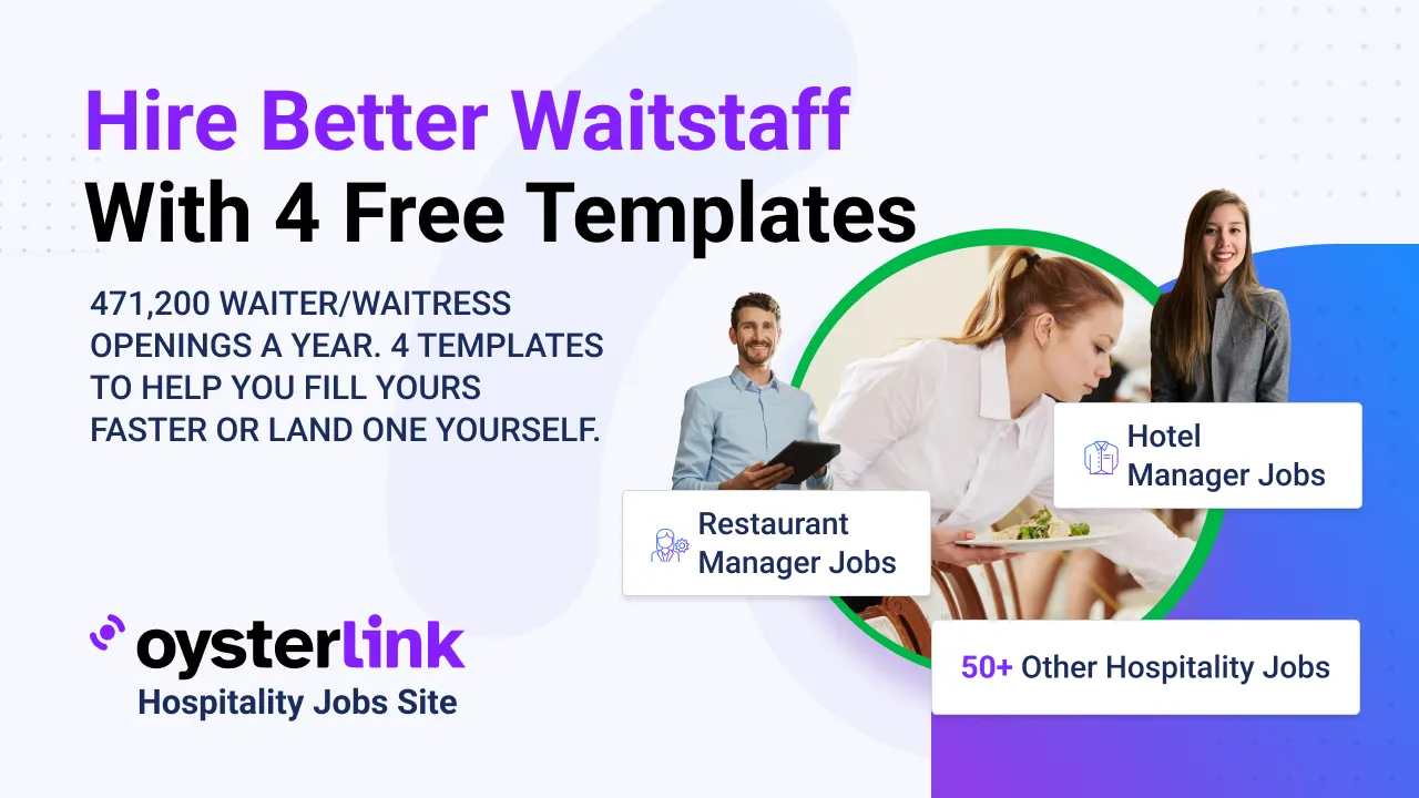 Waiter/Waitress Job Description: 4 Free Templates to Use Now