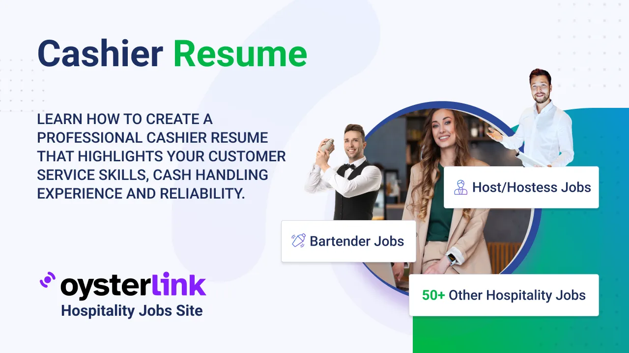 cashier resume
