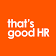 That's Good HR logo
