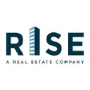 RISE: A Real Estate logo