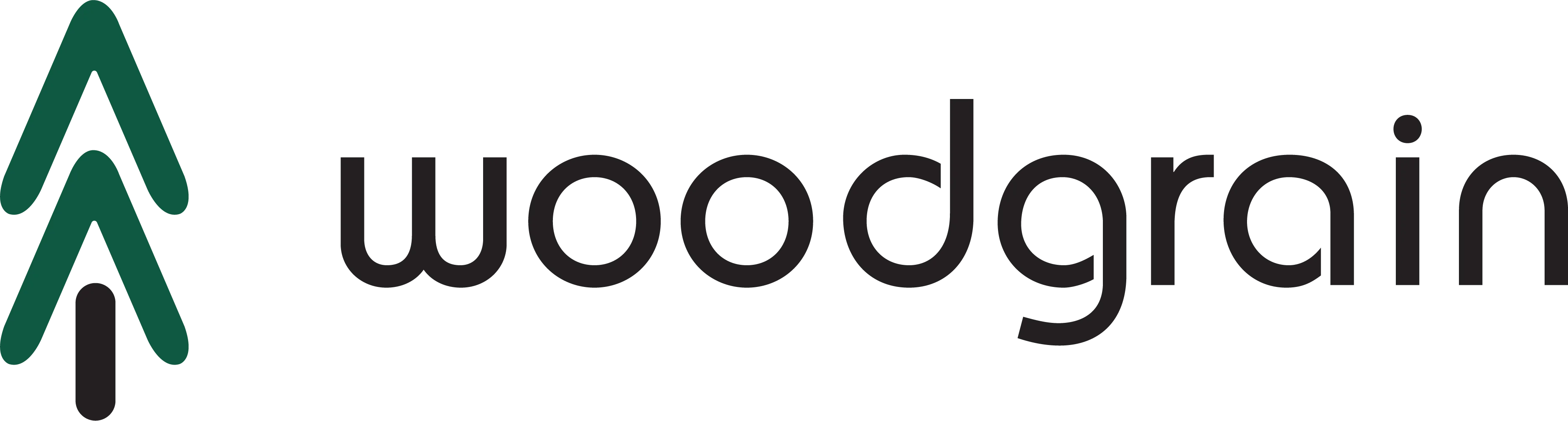 Woodgrain logo