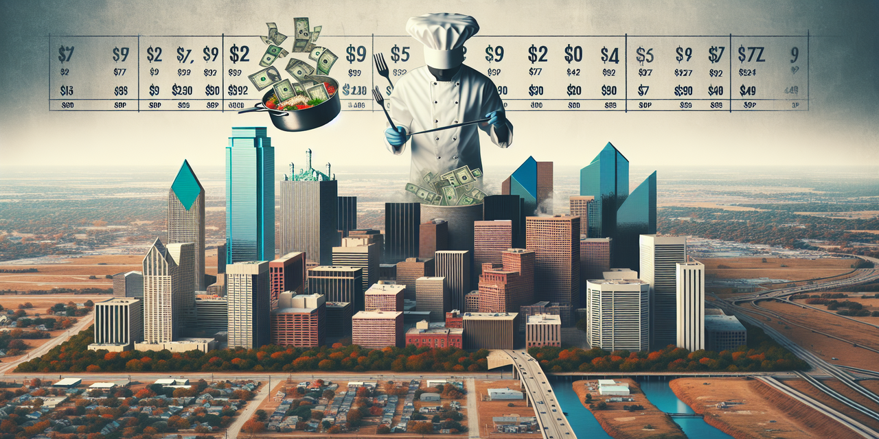 Dallas cook salary vs living wage comparison