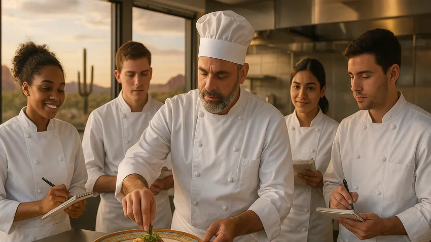 Best Culinary Schools in Arizona campus kitchen students