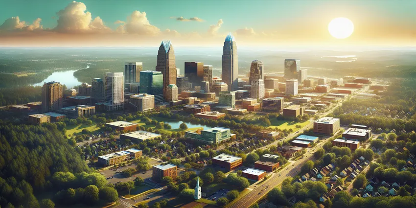Young worker at fast food restaurant in Charlotte