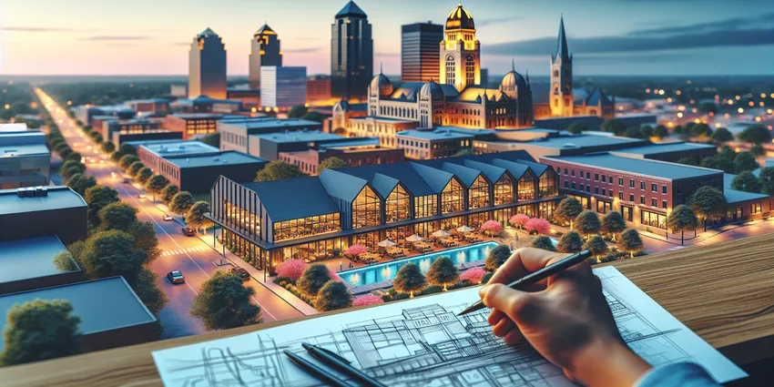 What restaurants do waitresses make the most money at in Des Moines, IA