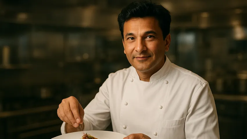Vikas Khanna portrait photo