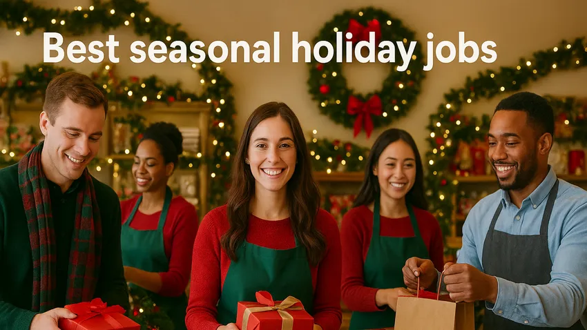 Seasonal holiday jobs in New York City