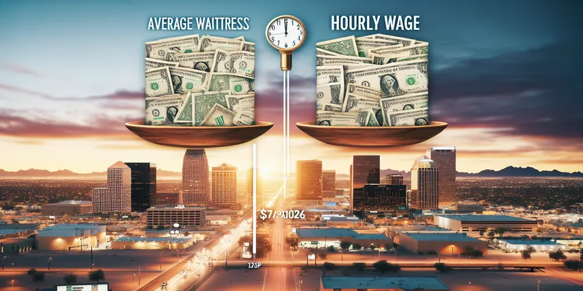 Waitress tipping and wage earnings in Phoenix