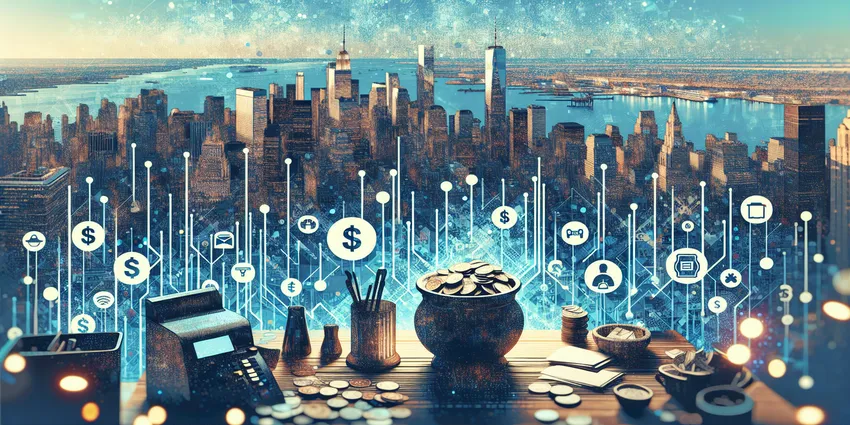 New York City cashier salary guide poster