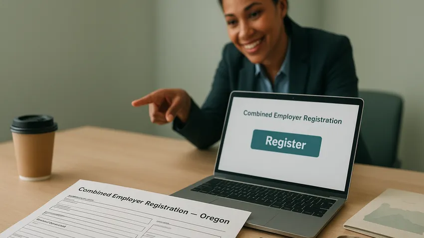 Oregon Combined Employer Registration Tax ID registration form