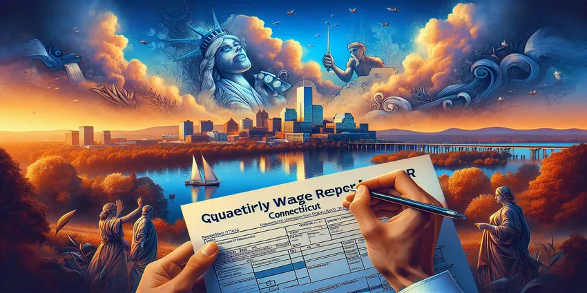 Connecticut quarterly wage report form UC-2 and UC-5A