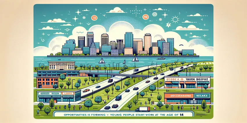 14-year-old working at a fast-food restaurant in Chesapeake, VA