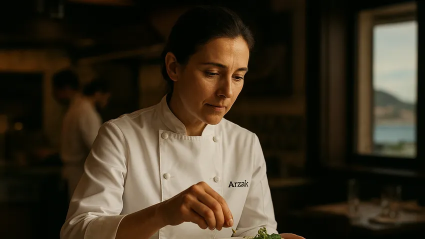Elena Arzak at Arzak restaurant San Sebastián