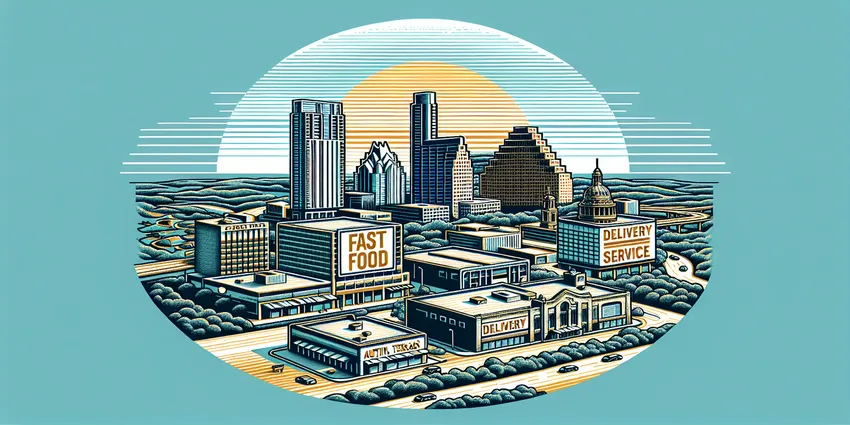 Fast food places in Austin with delivery