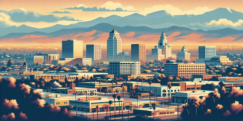 Teen working at fast food restaurant in Orange, CA