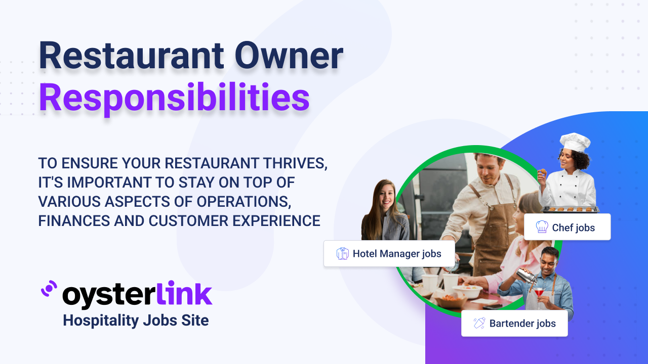 restaurant owner responsibilities