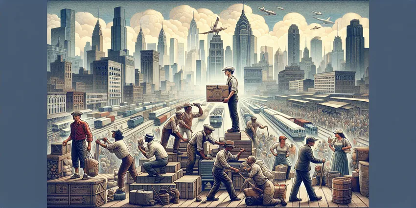 porter assisting hotel guest with luggage