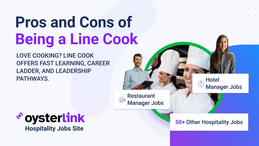 line cooks handing out food