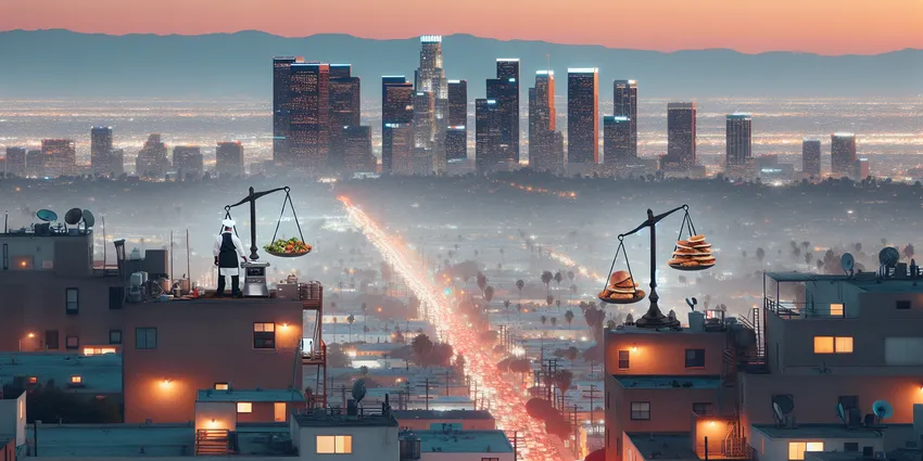 Los Angeles living wage comparison