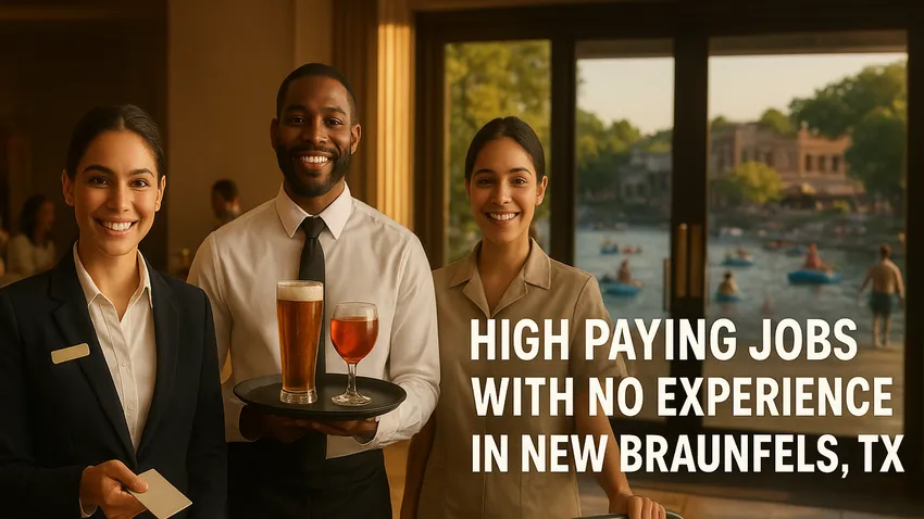 High paying jobs no experience New Braunfels TX
