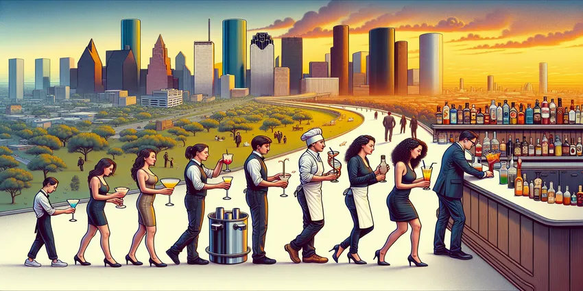 Successful bartender in Houston