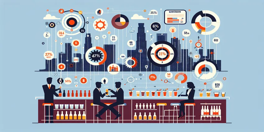 Los Angeles bartender workforce demographic chart