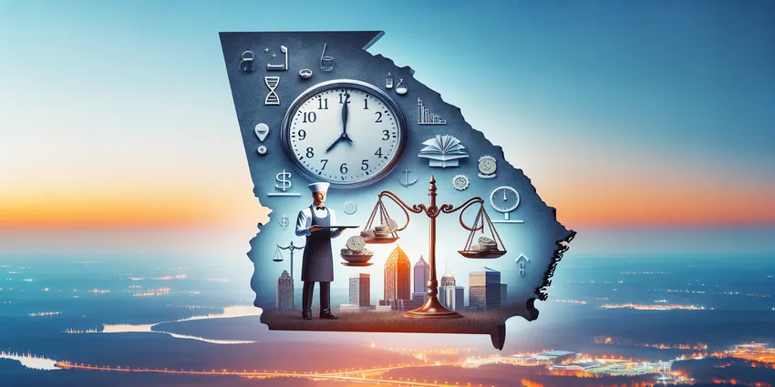 server overtime pay calculation georgia