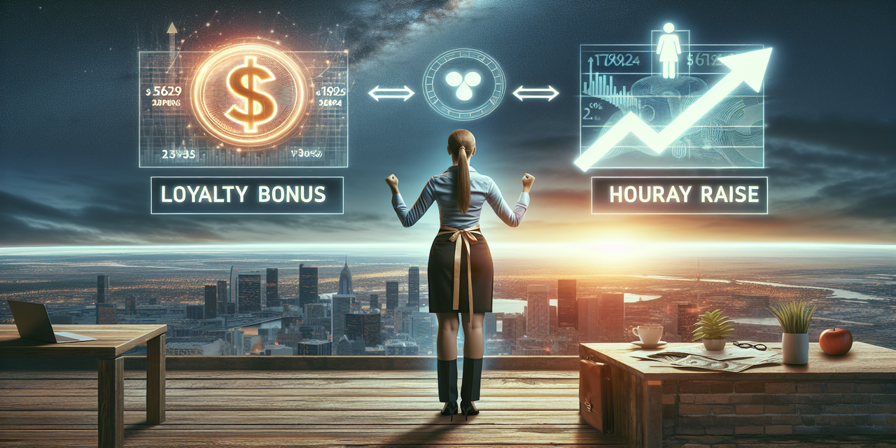 Loyalty bonus vs hourly raise for cashier retention