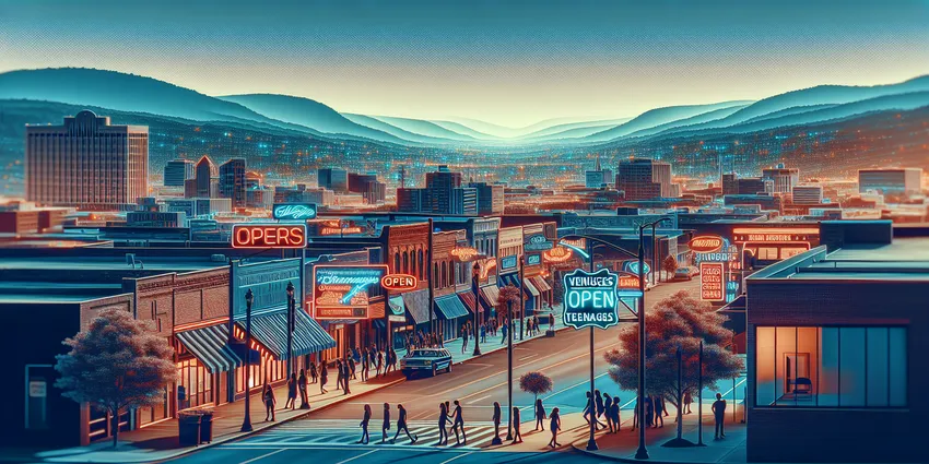 Teen working in a Chattanooga fast-food restaurant