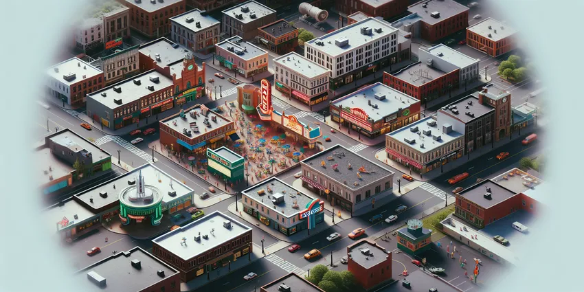 Teen working at a fast-food restaurant in Maine