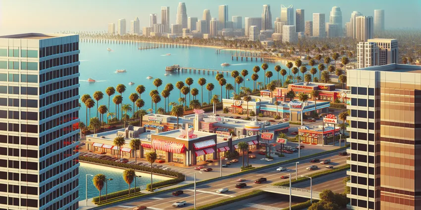 Teen working at a fast-food restaurant in Florida