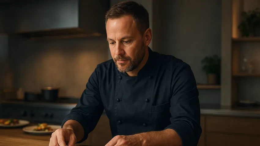 Björn Frantzén portrait showcasing his innovative Nordic cuisine