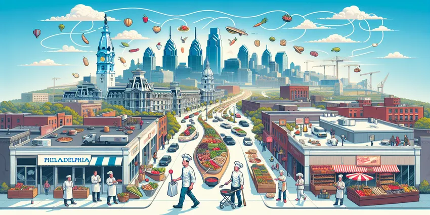 Philadelphia chef preparing a gourmet dish