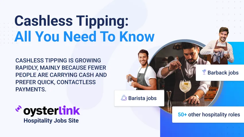 cashless tipping poster