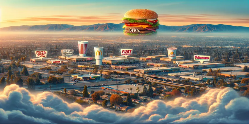Teen working at a fast-food restaurant in Brea, CA