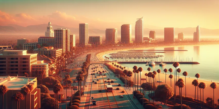 Bartending school classroom setup in Long Beach