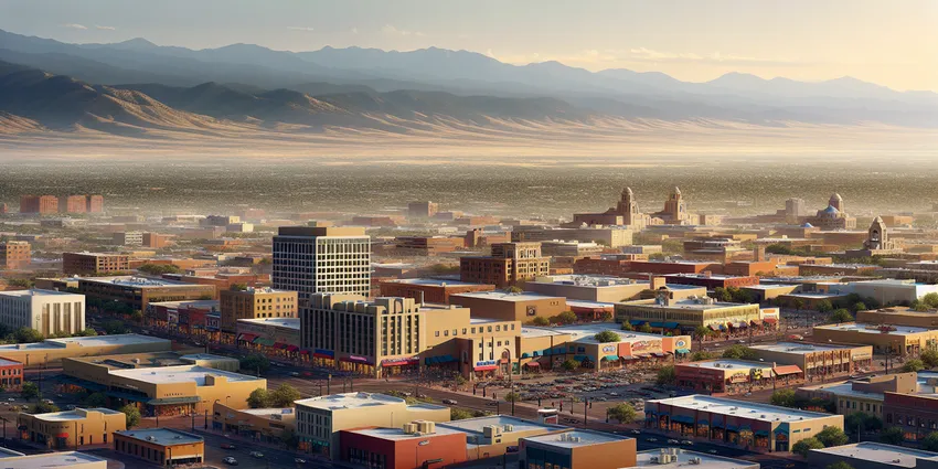 Teen working at a fast-food restaurant in Albuquerque